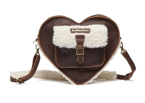Image of Dr. Martens Transparent Heart Shaped Backpack, Cashew Ambassador+natural Deluxe Borg, Mini