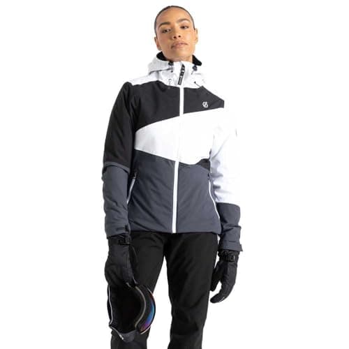 Image of Dare 2b Womens Ice Jacket White/Ebony Grey 18