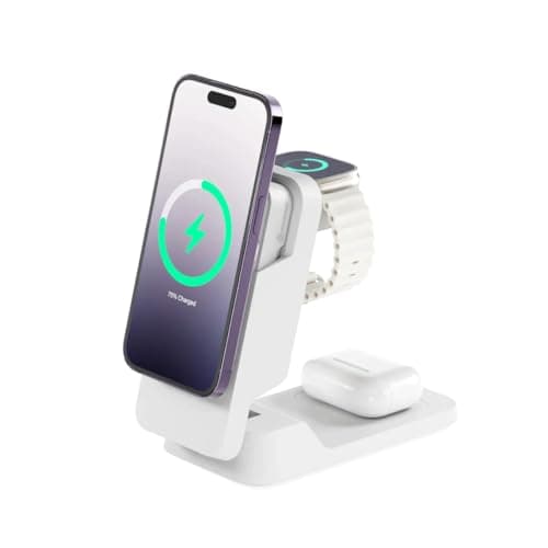 Image of Alogic Matrix Ultimate 3-in-1 Wireless Charger with 5,000mAh MagSafe Power Bank