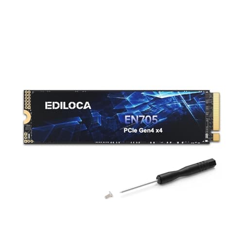 Image of Ediloca EN705 SSD 2TB PCIe Gen4, NVMe M.2 2280, 3D NAND TLC, Up to 4800MB/s, Internal Solid State Drive, Dynamic SLC Cache, Compatible with PS5、Laptops and PC Desktops