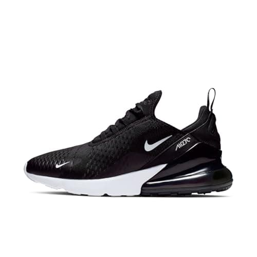 Image of NIKE Men's Air Max 270 Sneaker, Black Black Anthracite White Solar Red 002, 11 UK