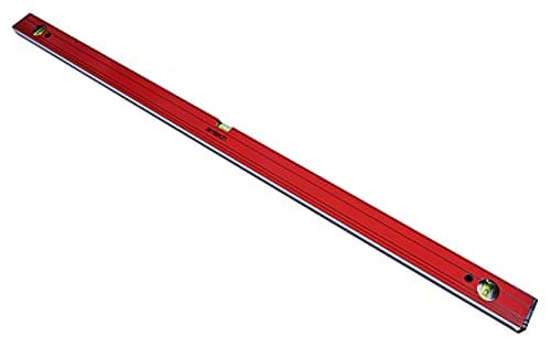 Image of Amtech - Ribbed Spirit Level, Heavy-Duty Aluminium with Milled Faces, Two Vertical & one Horizontal Vial, for Wide-Span Levelling, 1 200 mm / 48 in