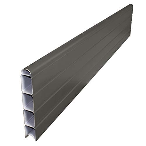 Image of 6' (1.829m) Graphite Grey Long Composite Fence Board Plastic Eco Fencing Panel Plank Gravel Board