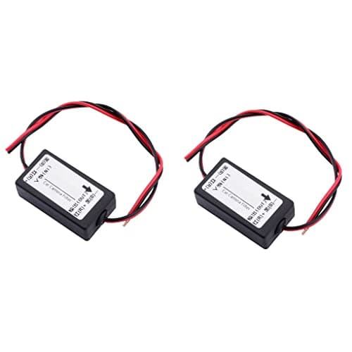 Image of DollaTek 2PCS 12 V Rectifier 12V Car Camera Rectifier Rear View Camera Rectifier Car Camera Voltage Filter