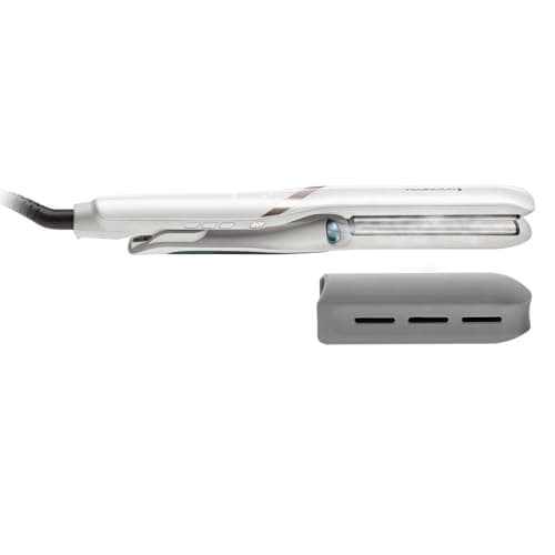Image of Remington Hydraluxe Pro Hair Straightener - Hydracare Mist Technology helps protect against heat damage - Moisture lock ceramic coated plates preserve hair’s moisture balance, Up to 230°C, S9001