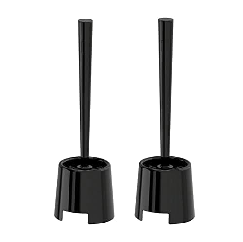 Image of Ikea Toilet Brush Pack of 2, Black, Polypropylene, Steel