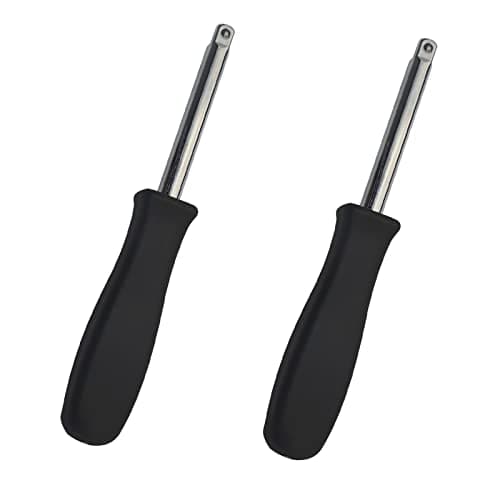 Image of 2 Pieces Drive Spinner 1/4 Inches Drive Spinner Handle Socket Driver Handle Socket Set Kit for Repair Maintenance