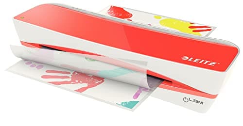 Image of Leitz A4 Laminator, Light Red, iLAM Home A4, 73660024