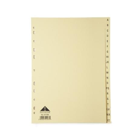 Image of Initiative Manilla Divider A4 A-Z Buff