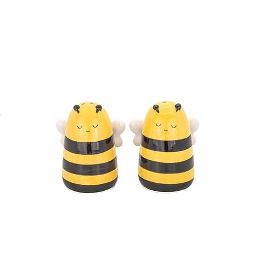 Image of Sass & Belle Bee Salt & Pepper Shakers - Cute Ceramic Salt & Pepper Set for Dining Table, Perfect Bee as Gift and for Kitchen Decor – Sass and Belle Homeware & Kitchen Accessories