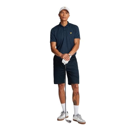 Image of Lyle & Scott Mens Chino Stretch Golf Shorts (38R) (Dark Navy)