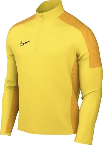 Image of NIKE DR1352-719 M NK DF ACD23 DRIL TOP Jacket Men's TOUR YELLOW/UNIVERSITY GOLD/BLACK Size L