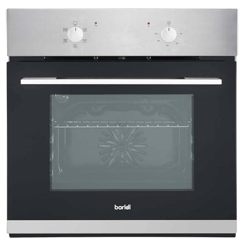 Image of Baridi 60cm Built-In Five Function Fan Assisted Oven, 55L Capacity, Stainless Steel - DH125