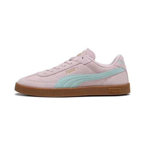 Image of PUMA Unisex Club II Era Suede Trainers, Rose Mauve-Safe Lake-Gum, 9 UK