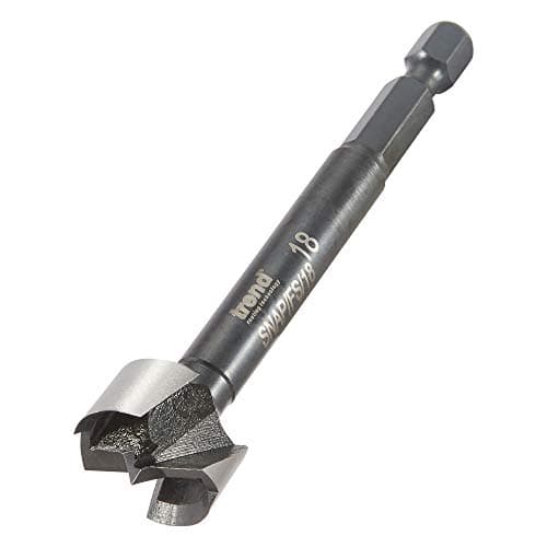 Image of Trend Snappy 18mm Diameter Forstner Bit for Drilling in Softwood & Hardwood, Quick Release System Compatible, SNAP/FS/18