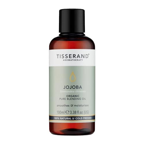 Image of Tisserand Aromatherapy - Jojoba Organic Carrier Oil - Face and Body Blending Oil - 100% Natural and Pure Carrier Oil for Essential Oils Mixing