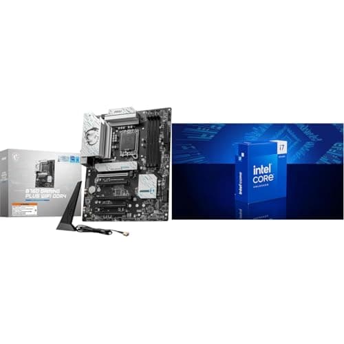 Image of MSI B760 GAMING PLUS WIFI DDR4 Motherboard + Intel® Core™ i7-14700K Desktop Processor 20 cores