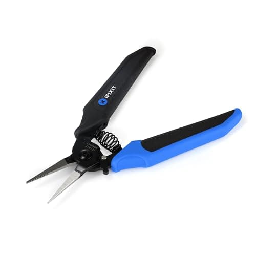 Image of iFixit Mandible Needle Nose Pliers - Fine Tip, Spring-Loaded Handle, Ergonomic for Small Electronics Repair