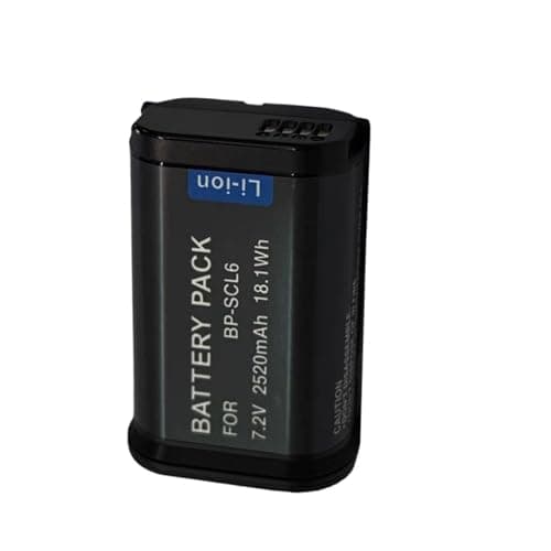 Image of 2520mAh BP-SCL6 Camera Replacement Battery - Compatible With Leica Q2 SL2 SL2-S Q3 SL3 SL3-S 43