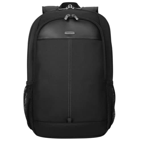 Image of Targus 15-16 Inch Modern Classic Backpack, Lightweight Laptop Bag with Padded Protection, Multiple Compartments, Water Resistant, Black