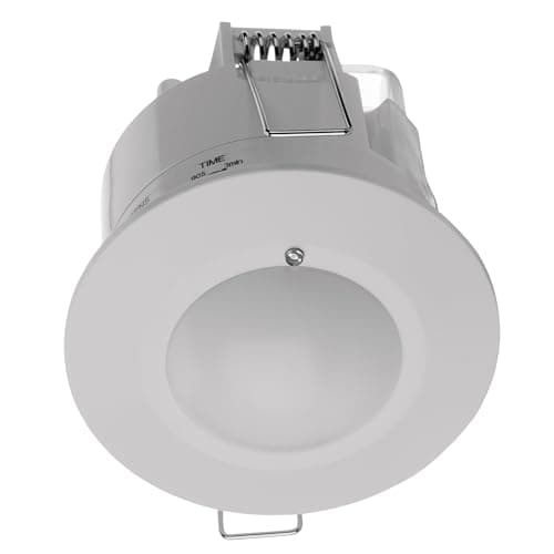 Image of EMOS - Microwave motion detector flush-mounted for indoor use - range 8m, detection range 16m/360° - adjustable light duration and sensitivity 3-2000 lux - ideal installation height 1.5-3.5 m - white