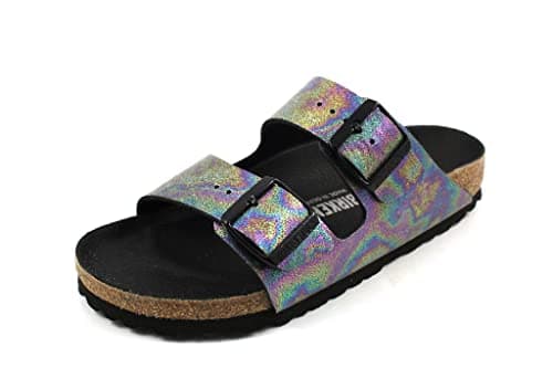 Image of Birkenstock Unisex-Adult Arizona Sandals, Black, 5 UK