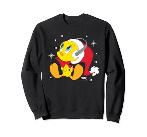 Image of Looney Tunes Christmas Tweety Sweatshirt