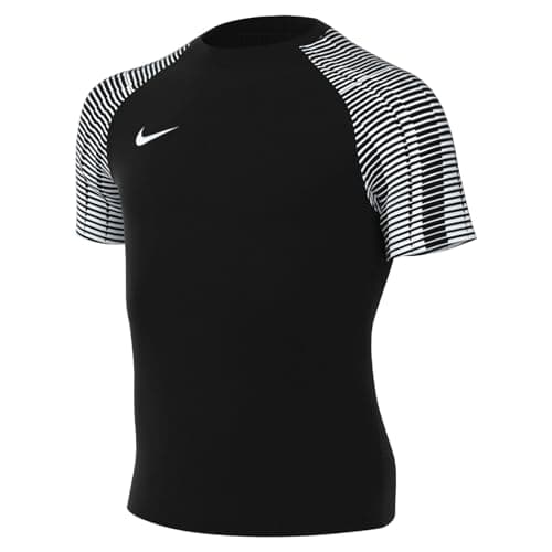Image of NIKE DH8369-010 Y NK DF ACADEMY JSY SS T-Shirt Unisex Boys Black/White/White Size XS