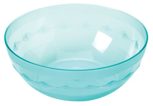 Image of Harfield Tableware Large Salad Fruit Mixing Bowl - Aqua Blue - Dishwasher Safe Reusable Virtually Unbreakable