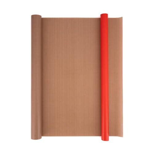 Image of Bake-O-Glide STD0660 Non-Stick Reusable Cooking/Baking Liner Roll, Brown, 1 m x 660 mm