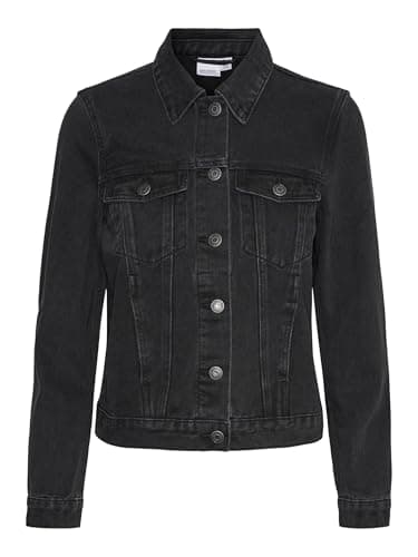 Image of VERO MODA Female Denim Jacket VMZORICA Jacket, black denim, XS