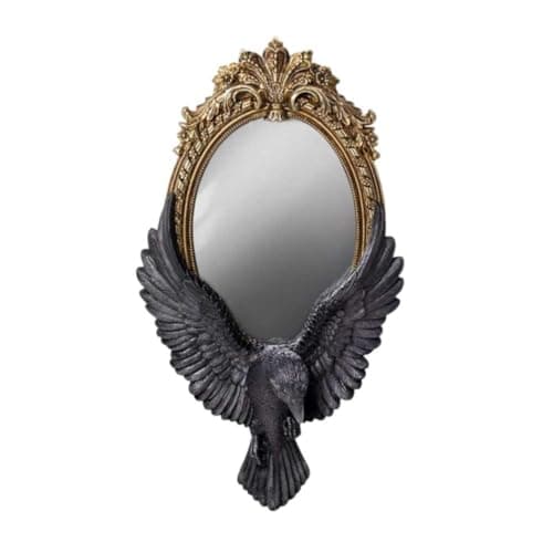 Image of Alchemy England Wall Mirror Raven's Gaze - Gothic Victorian Home Decor