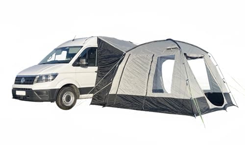 Image of OLPRO Cubo Tall Driveaway Motorhome Awning Tent – Waterproof 5000 mm Camping Shelter with Sewn-In Groundsheet & Fibreglass Poles – Van Awning for High Roof Motorhomes 240–290 cm