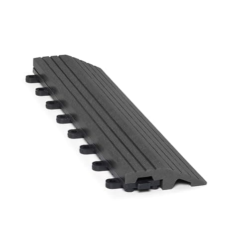 Image of CLICK-DECK Composite Decking Tiles 30x30cm Interlocking Outdoor Deck Tiles | Patio, Balcony, Roof Terrace & Hot Tub | Easy Installation | Low Maintenance, Weather-Resistant (8 Straight Edges, Ebony)