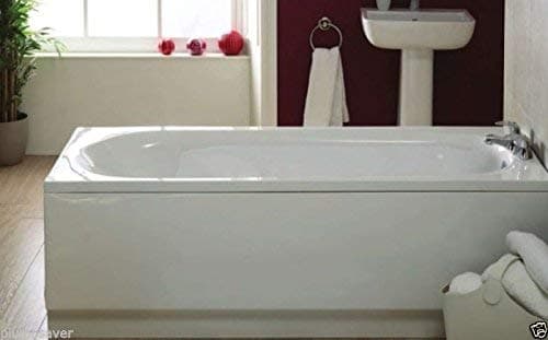 Image of Bathroom Bath Side Front Panel 1700 mm White Gloss Easy Cut Length