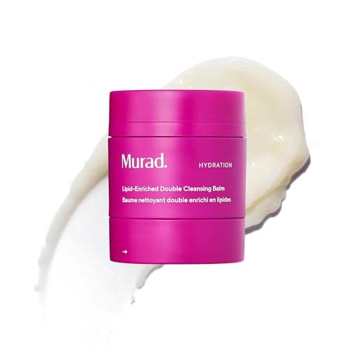 Image of Murad Lipid Enriched Double Cleansing Balm - Moisturising Balm-to-Oil Facial Cleanser & Makeup Remover - Removes Long Lasting Makeup & SPF