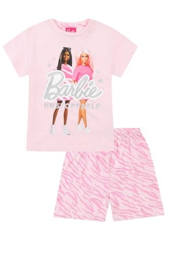 Image of Barbie Girls Unstoppable Short Pink Pyjama Set (5-6 Years)