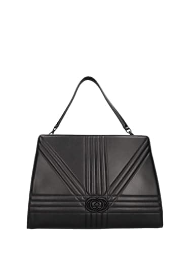 Image of LA CARRIE Hand Bag with Shoulder Strap, Black, SHOPPER