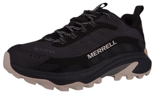 Image of Merrell Moab Speed 2 GTX, Men's Trainers, Black/White, 10.5 UK