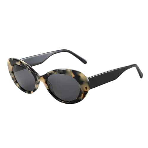 Image of ZENOTTIC Polarized Sunglasses Women Oval: Trendy Shades for Ladies - Retro Classic Sun Glasses UV400 Protection