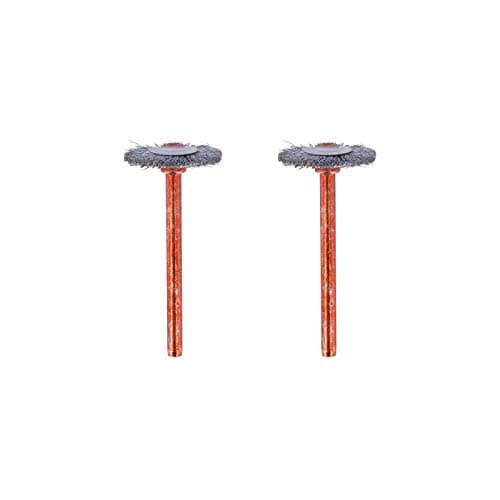 Image of Dremel 530 Stainless Steel Brush Accessory Set, 2 Brushes (19 mm) for Cleaning Corrosive Resistant Materials