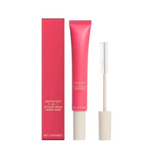 Image of Hair Styling Cream, 3-In-1 Hydrating Styling Cream for Anti Frizz, Add Shine Slick Back Hair Products, Non-greasy Hair Smoothing Cream, Curl Defining Cream, Flyaway Hair Tamer (0.6oz, 1)