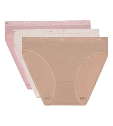 Image of DIM Women's Briefs Set of 3 | Les Pockets EcoDIM | Cotton & Elastane | Comfort Belt | Multicoloured | Invisible Under Clothes