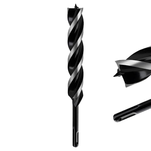 Image of MOXPIFY Extra Long 25mm x 230mm Auger Drill Bit SDS Plus, SDS Wood Auger Drill Bits for Woodworking