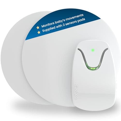 Image of Babysense 7 Baby Breathing Movement Monitor for Home Use, Real-Time Alerts, Tracks & Notifies for Motion Irregularity, Full Bed Coverage with 2 Sensor Pads