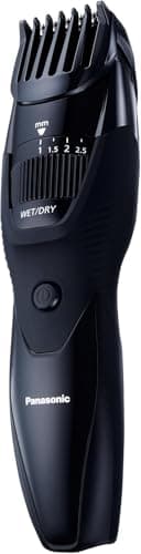 Image of Panasonic ER-GB42 Wet and Dry Electric Beard Trimmer for Men with 20 Cutting Lengths, Standard UK 3 pin Plug, Black, 50 min usage
