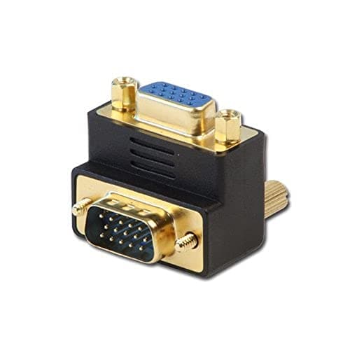 Image of LINDY VGA Male to VGA Female 90� Adapter InchDown Inch