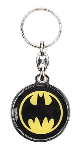 Image of SD toys, Keyring Round Metal Logo Batman Universe DC