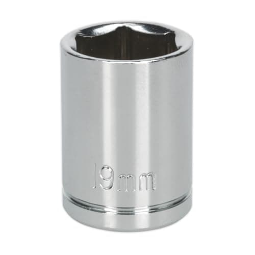 Image of Sealey WallDrive Socket 19mm 1/2"Sq Drive - S0657