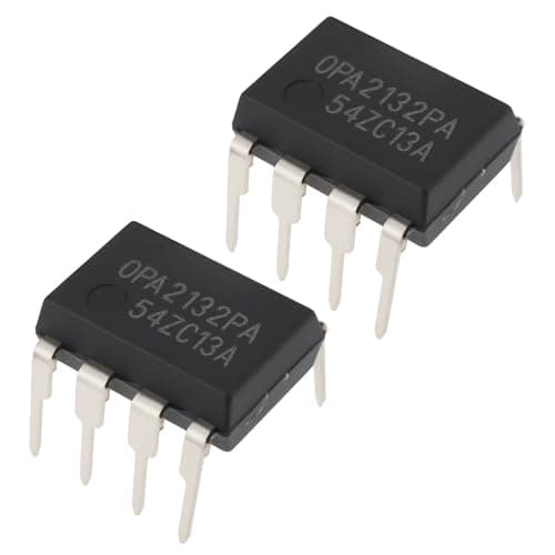 Image of SG Store 2Pcs OPA2132PA Dual Channel Operational Amplifier DIP8 High Speed FET Input 5V-36V for Audio Signal Processing